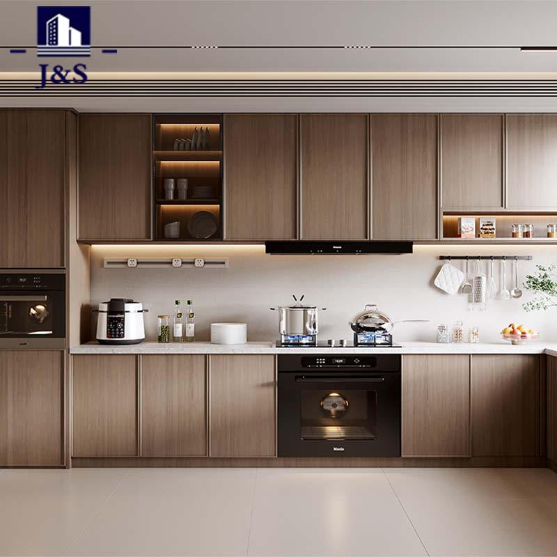 Kabinet Dapur Laminasi Kayu Klasik